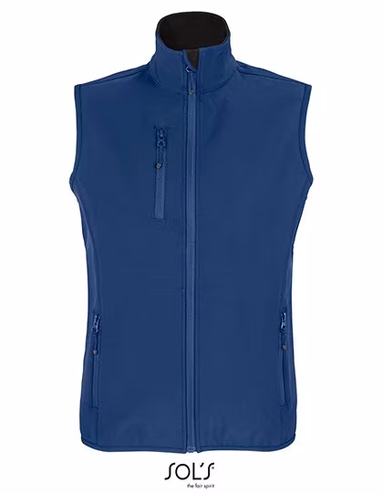 SOL´S Softshell Bodywarmer con Zip da Donna, Pepper Red S, L03826