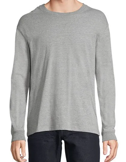 SOL´S Langarm T-Shirt Pioneer aus Bio-Baumwolle, Grey Melange L, L03982
