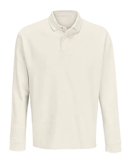 SOL´S Polo Kragen Sweatshirt aus Recycling-Baumwolle, Off White 3XL, L03990