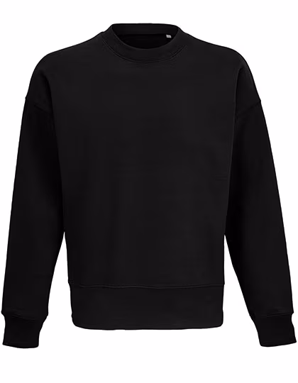 SOL´S Felpa girocollo in Cotone Biologico, Oversize, Black XS, L04043