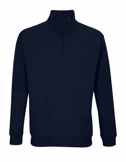 SOL´S Unisex 1/4 Zip Sweatshirt Conrad Grey Melange XL (L04234)