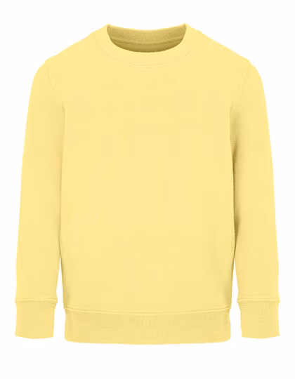 SOL´S Kinder-Sweatshirt Columbia mit Rundhalsausschnitt, Light Yellow 12 Jahre (142/152), L04239K