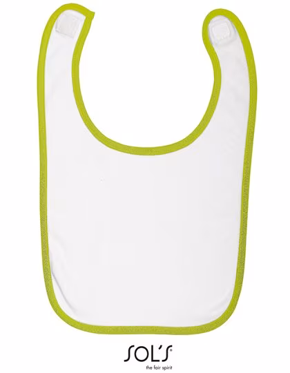SOL'S Double-Layer Kids' Bib made of Cotton, White/French Navy One Size, L116
