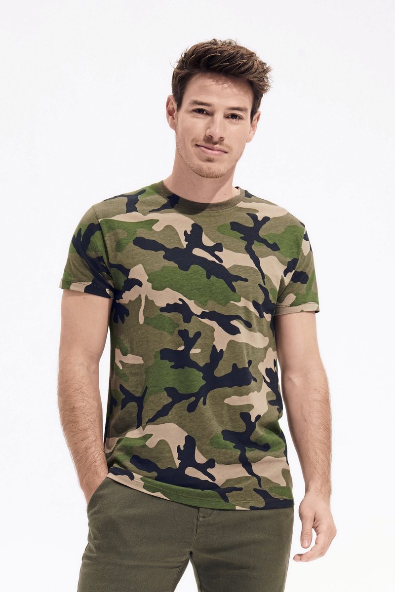 SOL´S Baby Lätzchen "Babib" mit Klettverschluss, Blue Camo S, L133
