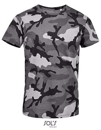 SOL´S Baby Lätzchen "Babib" mit Klettverschluss, Grey Camo XXL, L133
