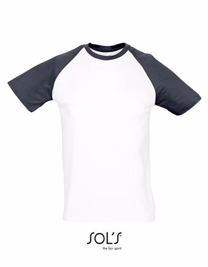 SOL´S Doppellagiges Baby Lätzchen mit Klettverschluss, White/Navy S, L140