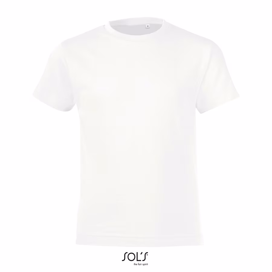 SOL´S T-Shirt girocollo Regent Fit per Bambini, White 2 Jahre (86/94), L149K