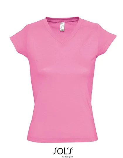 SOL´S V-Ausschnitt T-Shirt aus Baumwolle für Kinder, Orchid Pink S, L156