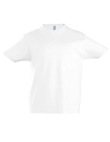 SOL´S T-Shirt Imperial, 100% Baumwolle für Kinder, White 10 Jahre (130/140), L190K