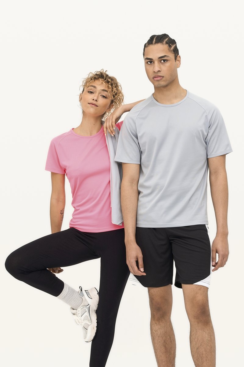 SOL´S Sportliches Raglan T-Shirt mit Neon-Akzenten, White XS, L200