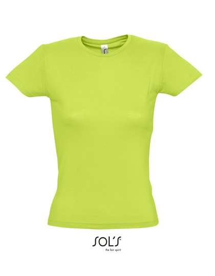 SOL´S Figurbetontes Kinder T-Shirt aus Baumwolle, Apple Green S, L225