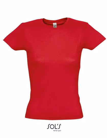 SOL´S T-Shirt aderente per Bambini in Cotone, Red S, L225