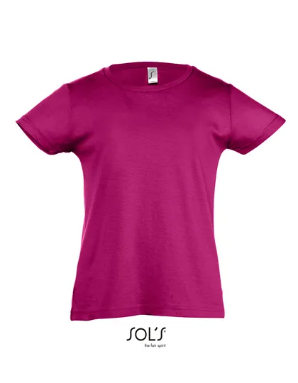 SOL´S T-Shirt Regent Fit Baumwolle für Kinder, Fuchsia 6 Jahre (106/116), L225K