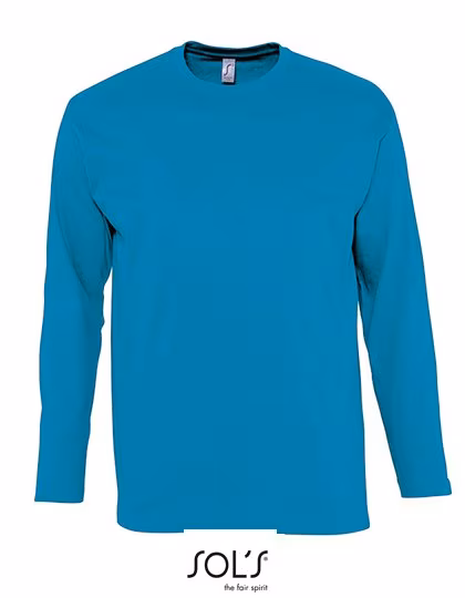 SOL'S T-Shirt Monarch Long Sleeve Cotton for Kids, Kelly Green XL, L241