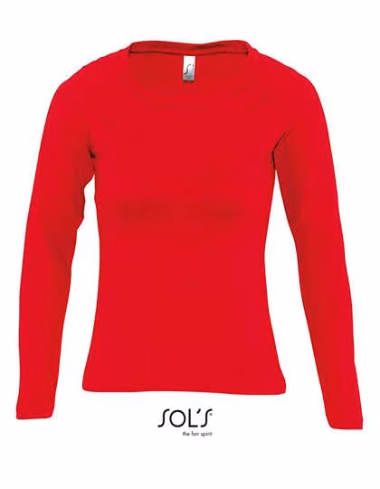 SOL´S T-Shirt Long Sleeve Baumwolle für Kinder, Red S, L245