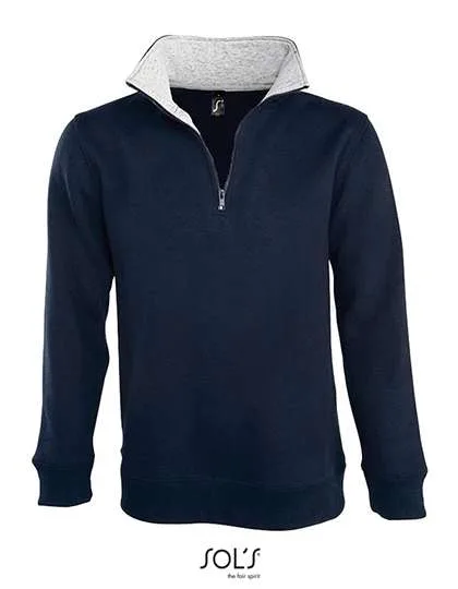 SOL´S T-Shirt Halbgekämmte Baumwolle für Kinder, French Navy/Grey Melange XL, L312