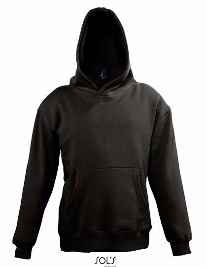 SOL´S Sweat à capuche avec poche kangourou pour enfants, Black 4 Jahre (96/104), L325K