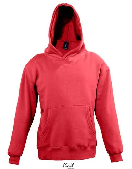 SOL´S Hoodie mit Kängurutasche und Kapuze für Kinder, Red 6 Jahre (106/116), L325K