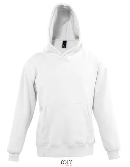 SOL´S Hoodie mit Kängurutasche und Kapuze für Kinder, White 12 Jahre (142/152), L325K