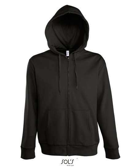 SOL´S Hoodie mit Reißverschluss für Kinder, Black S, L478