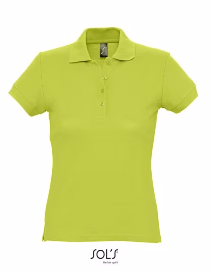 SOL´S Polo coupe ajustée pour femmes en Coton, White S, L513