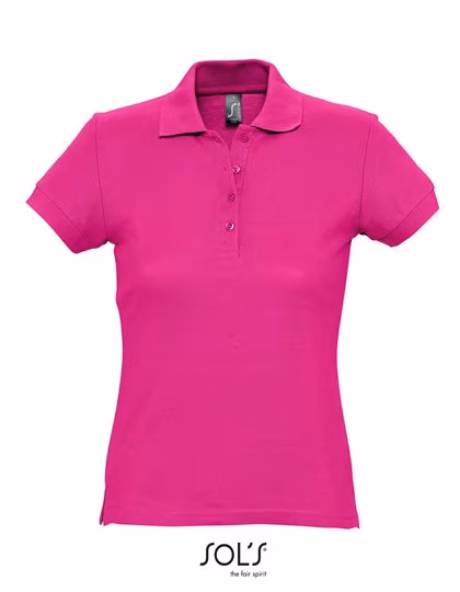 SOL´S Eng geschnittenes Damen Polo aus Baumwolle, Fuchsia S, L513