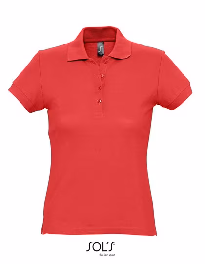 SOL´S Eng geschnittenes Damen Polo aus Baumwolle, Red L, L513