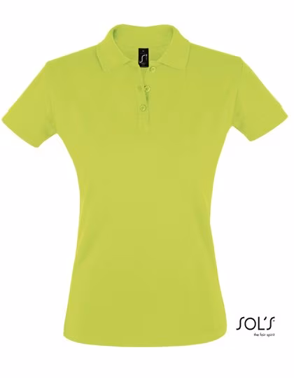 SOL´S Polo aderente da Donna in Cotone, Spring Green M, L526