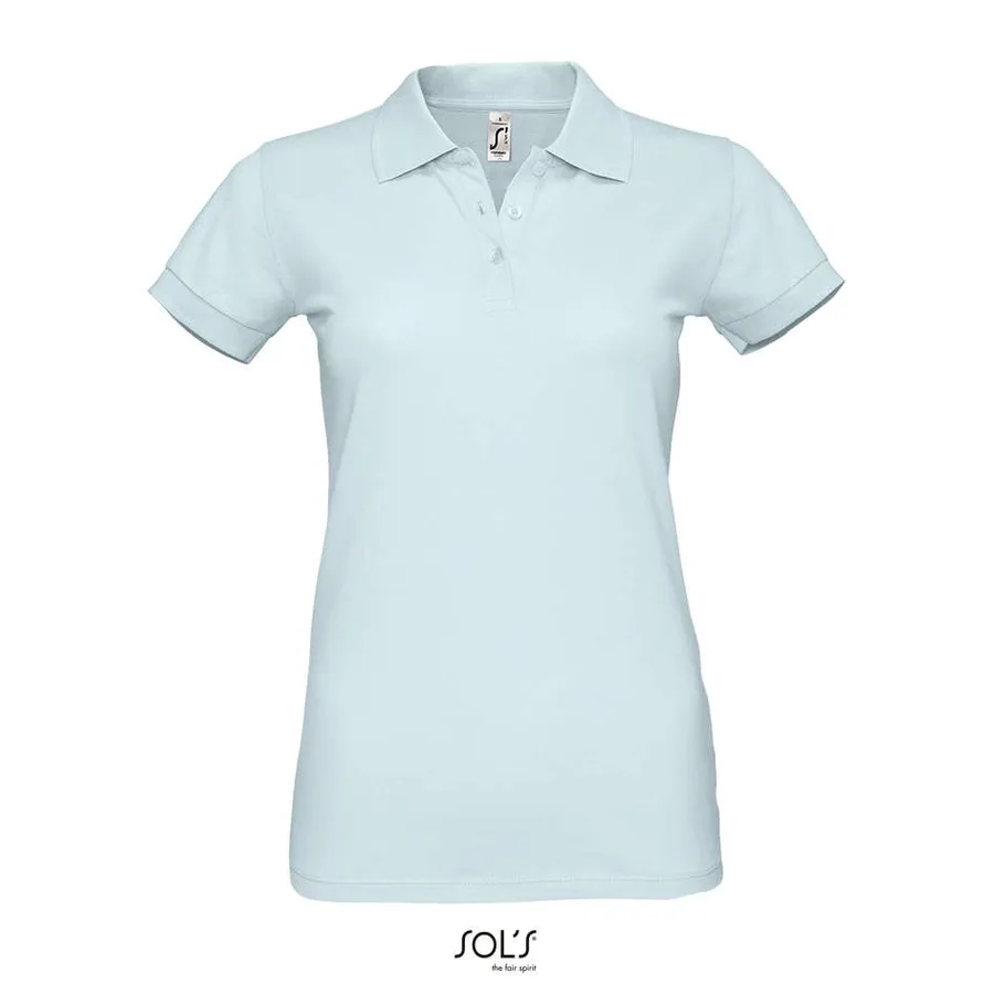SOL´S Eng geschnittenes Damen Polo-Shirt Baumwolle, Creamy Blue S, L526