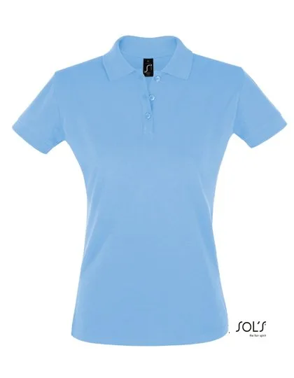 SOL´S Eng geschnittenes Damen Polo-Shirt Baumwolle, Sky Blue L, L526