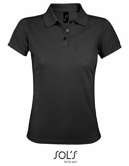 SOL´S Polo Shirt Prime, Regular Fit für Damen, Dark Grey (Solid) L, L528