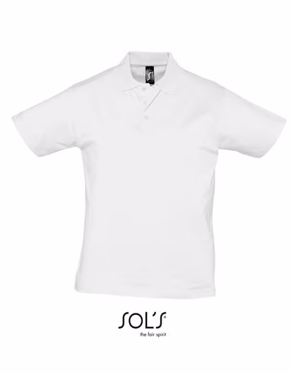 SOL´S Polo in Cotone con spacchi laterali, White S, L538