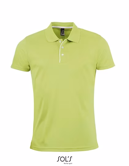 SOL´S Sportpolo Performer mit Kontrastdetails, Red L, L542