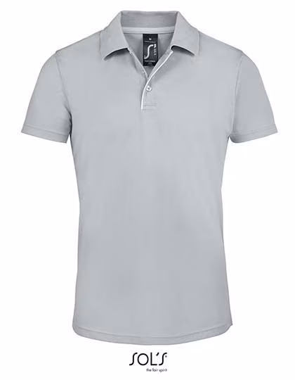 SOL'S Sport Polo Performer with Contrast Details, Pure Grey 3XL, L542