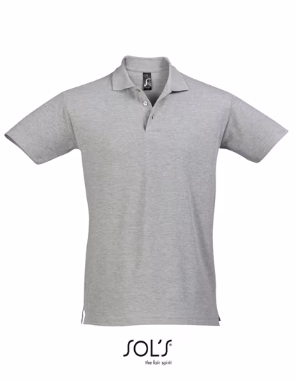 SOL´S Polo-Shirt Spring II aus Baumwolle, Grey Melange XL, L562