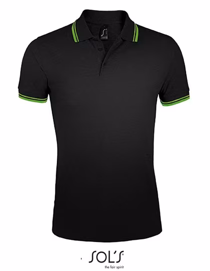 SOL´S Sweat-shirt à capuche avec couleurs contrastées, Black/Lime S, L591