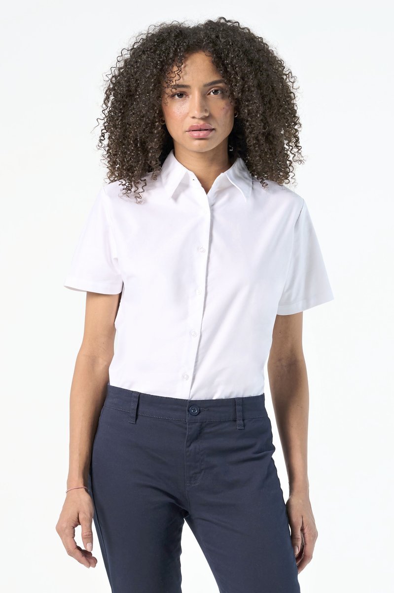 SOL´S Kurzarm Oxford-Bluse Slim Fit, Sky Blue XS, L610