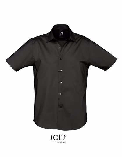 SOL´S Chemise stretch Broadway avec col italien, Medium Burgundy M, L632