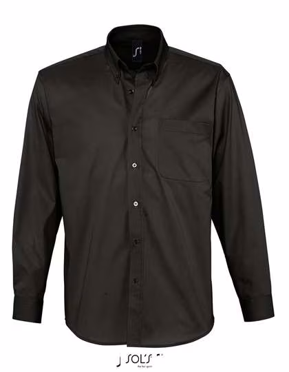 SOL´S Baumwoll-Twill-Hemd mit Brusttasche, Black S, L645