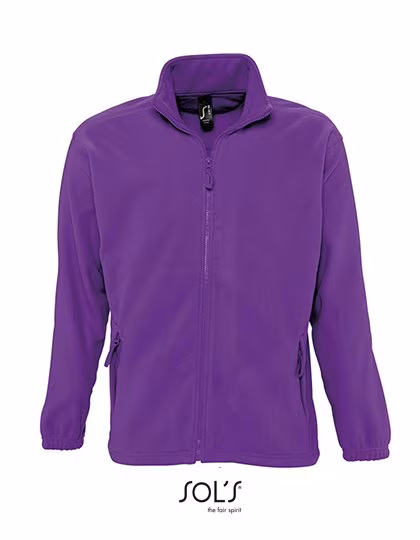 SOL´S Fleecejacke North mit Stehkragen, Dark Purple 3XL, L742