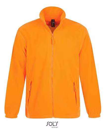 SOL´S Fleecejacke North mit Stehkragen, Neon Orange L, L742