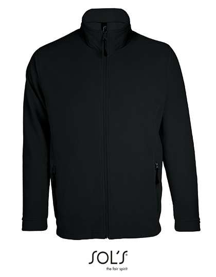 SOL´S Kurz geschnittene Fleecejacke mit Reißverschluss, Black S, L827