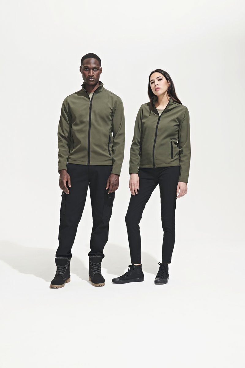 SOL´S Softshell-Jacke Race mit Taschen für Damen, Army S, L838