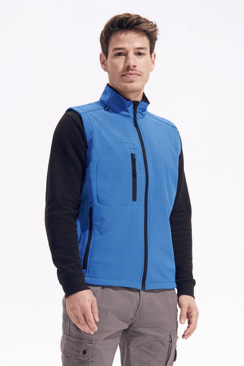 SOL´S Softshell Weste wasserdicht atmungsaktiv für Herren, Army S, L846