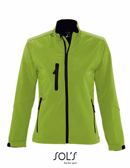 SOL'S Softshell Jacket Roxy with Pockets for Women, Army L, L863