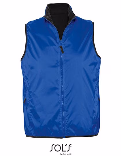 SOL´S Bodywarmer reversibile con fodera in pile