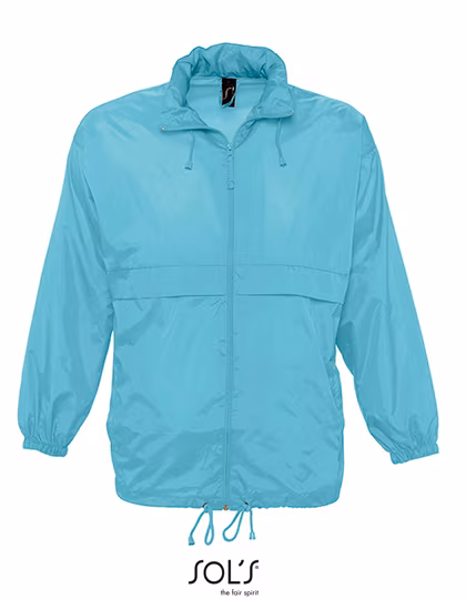 SOL´S Wasserabweisender Windbreaker mit Kapuze, Neon Lime XXL, L889