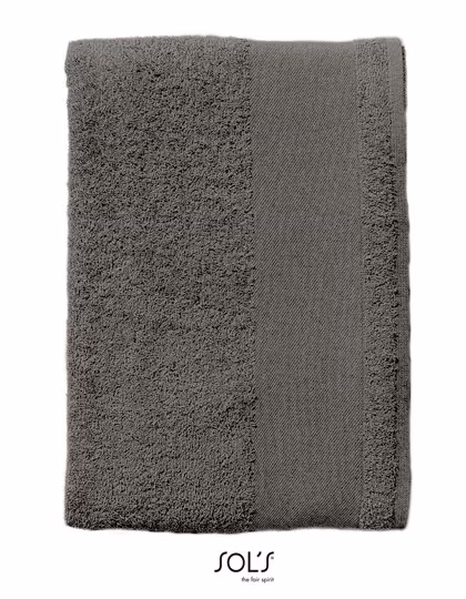 SOL´S Frottier-Handtuch Island 50x100 cm, Dark Grey (Solid) 50 x 100 cm, L890