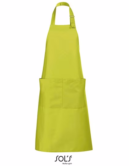SOL´S Latzschürze Gala mit verstellbarer Nackenschlaufe, Apple Green 75 x 90 cm, L990