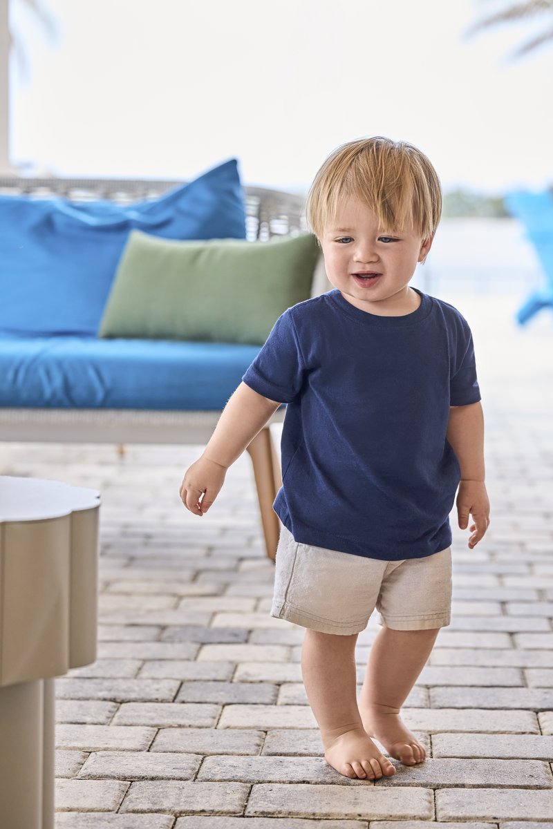 Rabbit Skins Baby T-Shirt aus ringgesponnener Baumwolle, Apple 6 Monate, LA3322